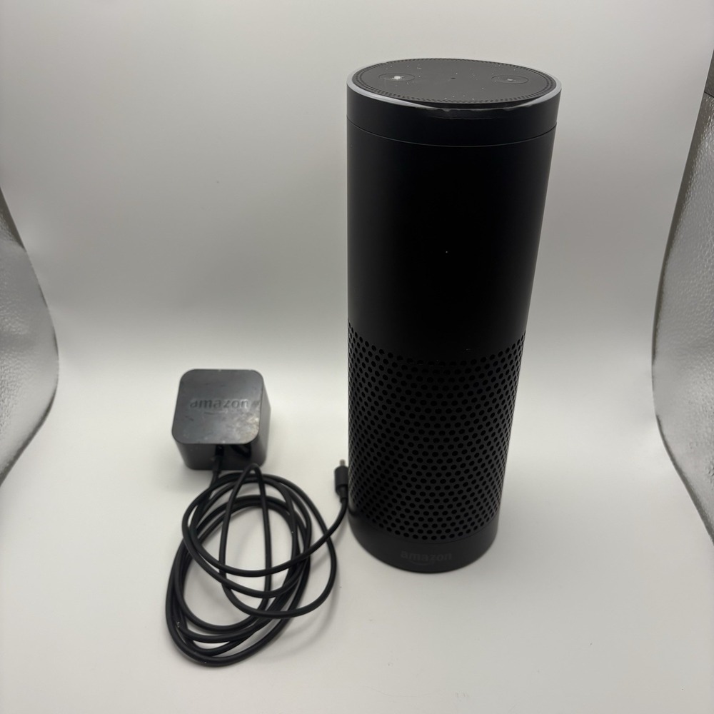 Amazon Echo Plus 1st Gen Music Speaker with Alexa Smart Home Hub ZE39KL Black
